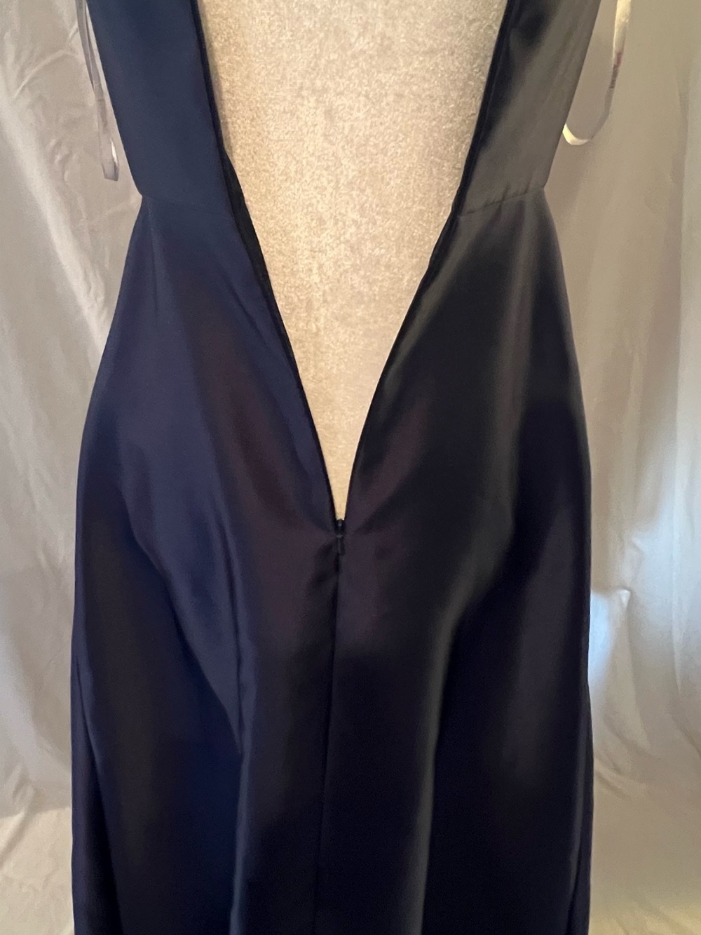 Alfred Sung Dessy Junior Collection Sophia Blue Sleeveless Gown Pleated A-line - Picture 7 of 10